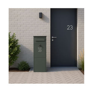 <span class=keywords><strong>Caja</strong></span> de Seguridad para Paquetes Exterior, Grande, de Acero <span class=keywords><strong>con</strong></span> Recubrimiento en Polvo, Independiente, Antirrobo, Impermeable, <span class=keywords><strong>con</strong></span> Buzón - Product Image 1