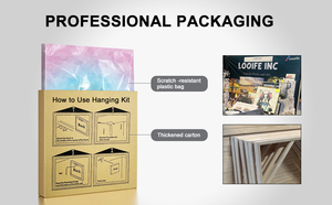 Looife giáng sinh người tuyết & Xe tải màu đỏ vải in tường nghệ thuật-hồng y Chim & cảnh cabin mộc mạc, Lễ Hội Mùa Đông trang trí nhà - Product Image 5