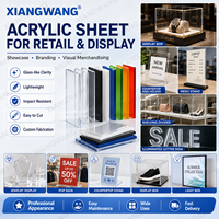 Plaques en acrylique coulé XIANGWANG, épaisseur 2-40 mm, résistantes à la chaleur, sur mesure, avec découpe laser, impression UV et gravure