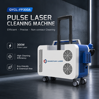 Nettoyeur laser à fibre pulsée 300W portable pour l'élimination de la peinture sur le bois, le métal, la pierre et les meubles en aluminium