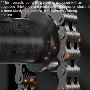 Apilador de alcance Apilador manual de palés Carretilla elevadora apiladora de mano portátil manual hidráulica de <span class=keywords><strong>2</strong></span> toneladas a la venta - Product Image 4