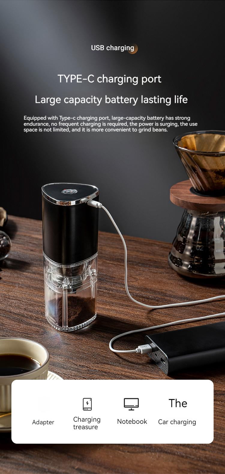 Kitchen Appliances Espresso Coffee Bean Burr Grinding Mini Automatic Electric Coffee Grinder
