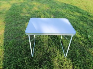 Mesa de Comedor Plegable Ligera y Portátil de Aleación de Aluminio Moderna para Patio, <span class=keywords><strong>Bistro</strong></span>, Jardín, Playa, Picnic y Camping - Product Image 6