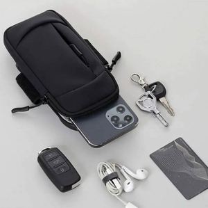 Muestra gratuita, nuevo diseño, bolso bandolera para teléfono móvil, bolso de mano delgado para hombre y mujer, para deportes al aire libre, correr, fitness. - Product Image 3