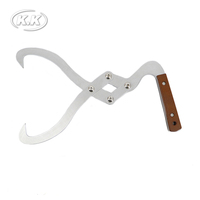 Pince à bois Kawagebo Kamp (KK) L 436 X L 156 X H 24 mm avec griffe de levage pour camping et foyer