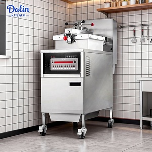 Freidora Eléctrica de Acero Inoxidable de 25L, Grado Comercial, Alta Calidad, para <span class=keywords><strong>Pollo</strong></span> Asado, con Filtro de Aceite - Product Image 1