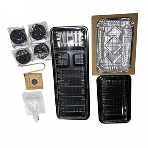 Caja de Papel para Barbacoa Yakitori con Parrilla Integrada, Compartimento para Carbón, Set de Brochetas y Empaque para Asados - Product Image 6