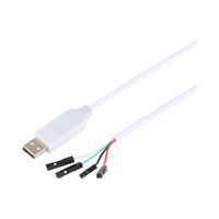 Convertisseur USB vers RS485 485 Téléchargement CH340/Câble blanc Longueur 1 mètre