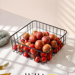 Bandeja de Frutas Clásica Portátil de Hierro de Alta Calidad para el Hogar, Cesta de Almacenamiento para Sala de Estar, Bandeja para Dulces y Bocadillos - Product Image 4