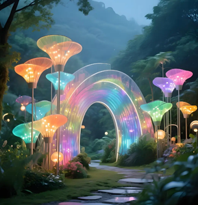 Скульптуры из листьев и грибов с LED-подсветкой - Product Image 2