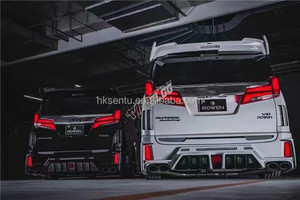 ชุดแต่ง Alphard รุ่นใหม่ สไตล์ ROWEN สำหรับอัพเกรด Alphard ประกอบด้วยกันชนหน้า-หลัง สเกิร์ตข้าง และสปอยเลอร์ - Product Image 4
