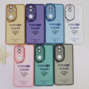 Accesorios para Teléfonos Móviles, Funda Ultrafina para VIVO V50 LITE <span class=keywords><strong>V21</strong></span> Y04 4G Y95 Y93 Y85 Y81 V50 <span class=keywords><strong>5G</strong></span>, Carcasa Trasera Transparente de TPU - Product Image 2