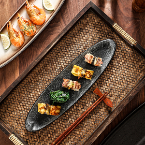 Plato de <span class=keywords><strong>Sushi</strong></span> <span class=keywords><strong>japonés</strong></span>, expositor de cerámica, platos de servicio, <span class=keywords><strong>restaurante</strong></span> - Product Image 1