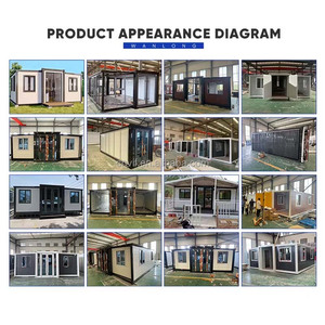 Tiny Villa Casa de contenedores expandible Casa de tela de acero Pequeñas casas móviles Estuche Contenedor - Product Image 6