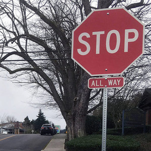 Cartello <span class=keywords><strong>STOP</strong></span> Personalizzato ad Alta Visibilità, Riflettente e Stampabile, Segnale di Avvertimento per Traffico Stradale - Product Image 4