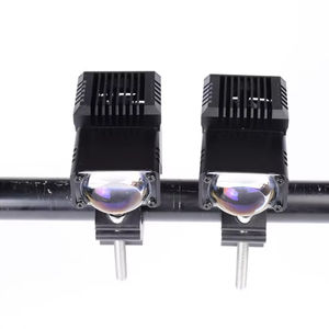 Foco LED para Motocicleta, Luz Antiniebla para Coche, Lámpara de Rejilla Blanca y Amarilla, <span class=keywords><strong>Mini</strong></span> Luz de Conducción para <span class=keywords><strong>Moto</strong></span>, Accesorios para Coche - Product Image 1