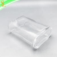 Flacon de parfum de 100 ml, flacon de parfum en verre de 3,4 oz, emballage pour hommes et femmes, parfum avec couvercle noir