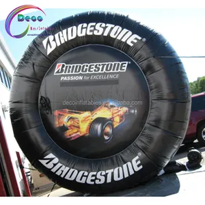 Custom made inflatable tire balloon/inflatable tire model for promotion