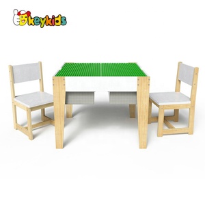 Table d'apprentissage multifonction en bois pour enfants, W08G303, haute qualité - Product Image 3