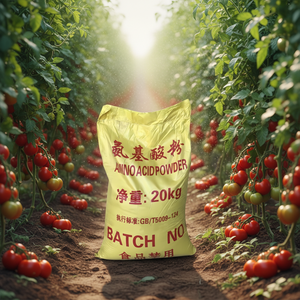 Aminoácidos en Polvo 100% Hidrolizados de Origen Vegetal, Ideales para Fertirrigación por Aspersión Foliar o Tratamiento de Semillas, Aplicación Eficiente - Product Image 1