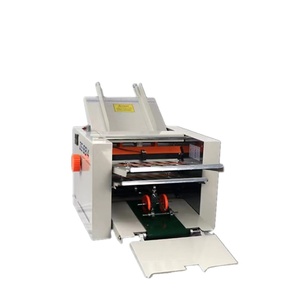 Machine à plier le papier automatique ZE-8B/4 avec moteur PLC informatisé, pour dépliants et brochures, capacité de 100 m/min, 220V, facile à utiliser. - Product Image 2