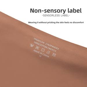 Culottes en coton respirantes sans coutures ultra fines taille basse pour femmes, personnalisables avec logo, vente en gros, grande taille, style simple - Product Image 3