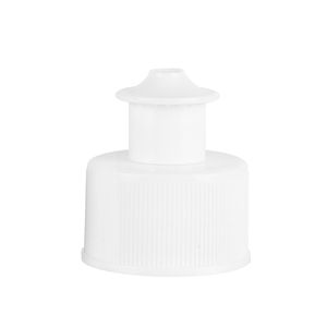 Special Design White Plastic Push Pull Cap For Bottle