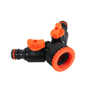 Connecteur rapide de type Y, séparateur de <span class=keywords><strong>tuyau</strong></span> <span class=keywords><strong>d</strong></span>'<span class=keywords><strong>arrosage</strong></span> à 2 voies <span class=keywords><strong>avec</strong></span> vanne, adaptateur de <span class=keywords><strong>robinet</strong></span> - Product Image 2