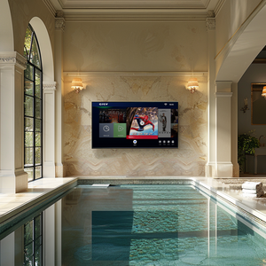 Televisor para Exteriores IP66 de Alto Brillo, Televisor para Piscina Resistente a la Intemperie, Pantalla Inteligente para Patio, Pantalla Impermeable para Hotel con Android 15 - Product Image 1