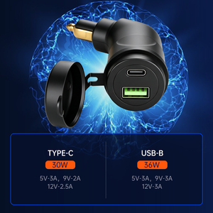 <span class=keywords><strong>Chargeur</strong></span> de <span class=keywords><strong>moto</strong></span> à double port 66W, PD30W USB36W, étanche, prise Hella, <span class=keywords><strong>chargeur</strong></span> de voiture pour <span class=keywords><strong>moto</strong></span> <span class=keywords><strong>BMW</strong></span> 12V/24V, <span class=keywords><strong>adaptateur</strong></span> de charge rapide - Product Image 2