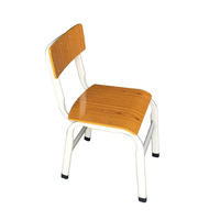 Ensemble de bureau et chaise en métal MDF confortable pour étudiant célibataire Design moderne pour équipement de mobilier scolaire pour salle de classe primaire