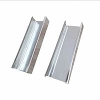 Cale en acier inoxydable de haute qualité, revêtue de zinc, haute résistance, pour les bâtiments de bureaux et les applications de cloisons sèches.