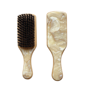 Mini-brosse en nylon de luxe en bambou biologique et acétate de cellulose avec évent de coussin de pagaie en <span class=keywords><strong>chantilly</strong></span> rose - Product Image 5