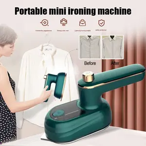 Mini plancha de vapor y máquina plegable inteligente recargable eléctrica pequeña portátil de viaje vaporizador de tela para ropa de lavandería