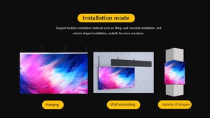 Paneles de matriz Digital LED delgados para interiores de 3,9mm, modelo P3/P4 para publicidad, paredes de vídeo, conexión de concentrador de texto, pantalla LED montada - Product Image 4