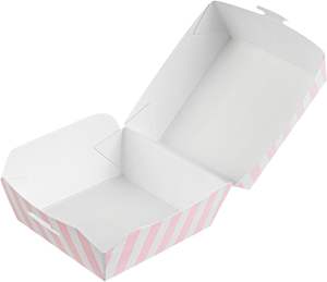 Boîte d'emballage alimentaire en papier kraft jetable écologique, taille personnalisée, impression personnalisée, vente chaude en usine, boîte à hamburger - Product Image 5