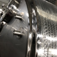 Cuve de mélange mobile Huashang à double enveloppe en acier inoxydable, avec agitation magnétique, fonction de chauffage et de refroidissement
