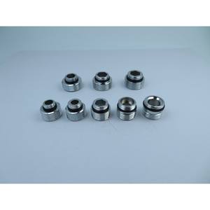 Raccord de tuyau de douche avec bouchon à vis de 6/8 pouces, valve de mélange pour barre de douche, union de 4/8 pouces - Pièces de réparation de robinet de salle de bain - Product Image 2