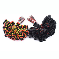 Conector Impermeable para Coche, Enchufe de Acoplamiento 282080-1/282104, Conector Impermeable para Coche, Cabezal de Acoplamiento Macho y Hembra de 2 y 3 Pines