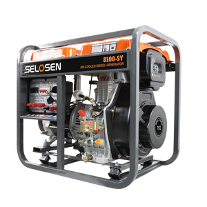 Generatore Diesel Elettrico SELOSEN 6.8 Kw 7.2kw, Generatore Portatile Intelligente Monofase 6.8kva per Uso Domestico e Marino - Product Image 1
