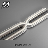 Système d'échappement Cat-back haute performance en acier inoxydable 304 pour BMW M5 G90 S68 4.4T 2025