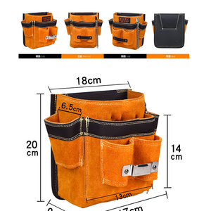 Bolsa de Herramientas Multifuncional de Cuero Grueso para Electricista, Bolsa de Cintura para Herramientas, Bolsa de Uso Especial para Ferretería - Product Image 5