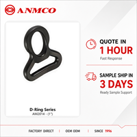 Gesper D-ring Plastik Warna Kustom Bentuk D Cincin D-ring Plastik Hitam yang Dapat Disesuaikan untuk Tali Webbing 25mm untuk Tas Ransel