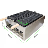 Machine à gaufres en forme de pénis antiadhésive neuve de qualité commerciale américaine, équipement de cuisson pour en-cas farcis de formes originales