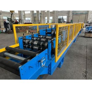 Macchina per Formatura a Rullo di Grondaie Quadrate <span class=keywords><strong>in</strong></span> Metallo, Acciaio e Alluminio 0.3-0.5mm 3x4'' con Macchina per Gomiti - Product Image 3