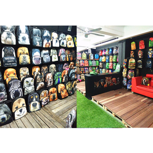 セットバックパック幼稚園韓国最新ファッションランチ子供用写真ポリエステルユニコーンホースキッドスクールバッグバックパック - Product Image 5