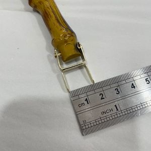 Asa de Bambú Sintético Hongyuan de 12 cm, Plástico con Puntas Metálicas para Bolsos - Product Image 4