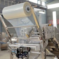 Machine d'emballage automatique électrique facile à utiliser pour sachets de granulés alimentaires, noix, avec emballage en papier et plastique pour sachets à fond plat