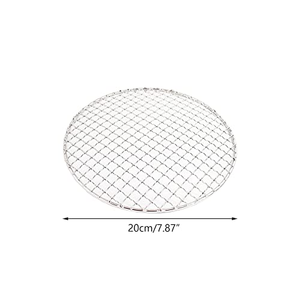 Grille de barbecue ronde en acier inoxydable 304 316 de qualité alimentaire, résistante à la chaleur, accessoires pour barbecue au charbon de bois et au gaz en plein air - Product Image 2