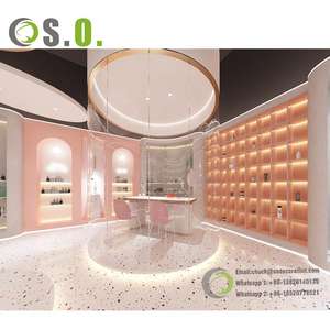 Nuevo diseño, soporte cosmético, muebles de estudio de maquillaje, vitrina de maquillaje con luz LED - Product Image 5